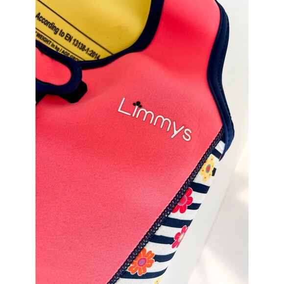 Limmys Premium Neoprene Swim Vest Jacket Life Preserver Girls Large 5-9 Years - Picture 2 of 8